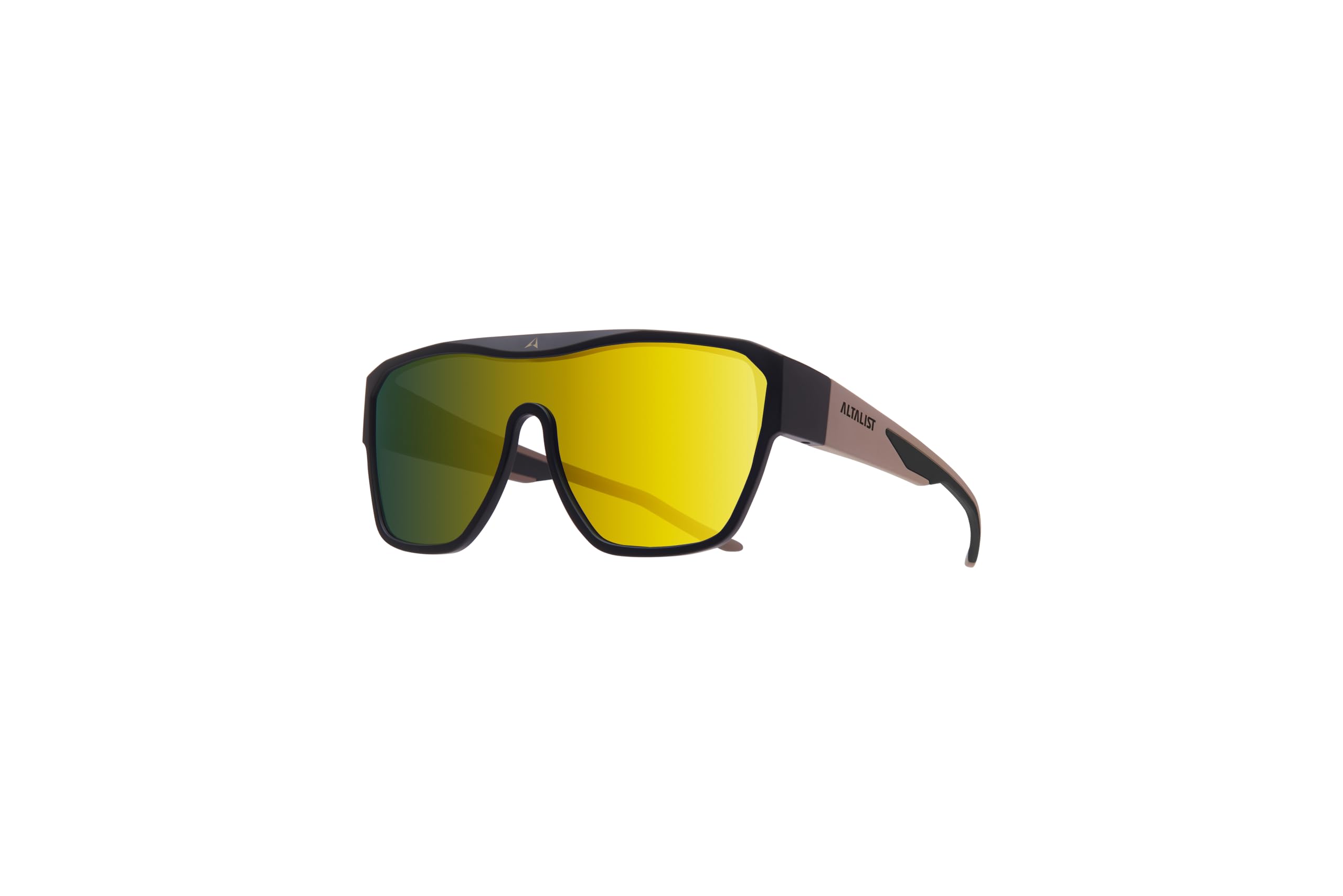 

Altalist Over glasses Polarized Lenses Yellow Frame Gold Mirror [ALTALIST] (Sand Lens)