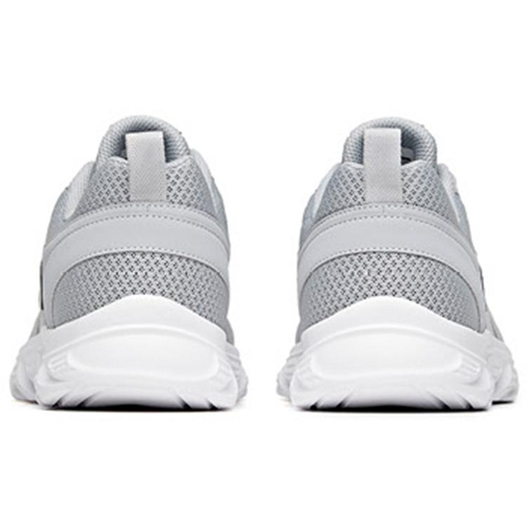 Anta Running Collection Slip Resistant, Abrasion Resistant, Breathable Low top Running Shoes Men's Mist Gray 912035523R-4