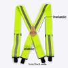 Heavy Duty Work Suspenders for Men X-Back Gripper Clasps Adjustable Strap Fully Elastic Adult Widen Men's Suspender