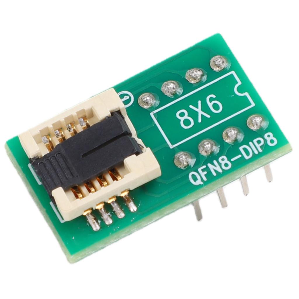 QFN8 WSON8 MLF8 MLP8 DFN8 to DIP8 Socket Adapter Chipset Conversion Adapter for 8x6MM Chip IC Programming and Testing