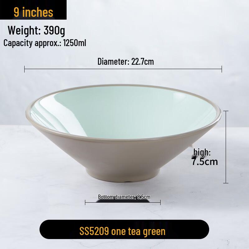 JINMEILI Melamine Conical Ramen Rice Bowl