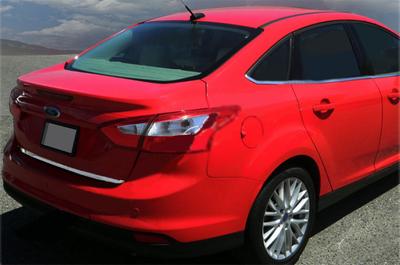 Trunk Lip 2015-2017 (Sedan, Stainless) for Ford Focus III
