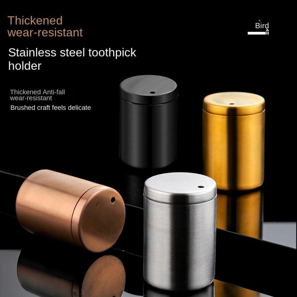 

Table Living Room Toothpick Holder Toothpick Dispenser oothpick Storage Box Large Capacity