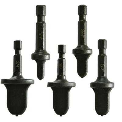 Juego de abocardador de brocas para tubos de cobre de aire acondicionado de 5 piezas, herramienta de abocardado y ensanchado