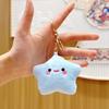 Five-Pointed Star Plush Bag Charm & Keychain - Cute, Girlish Heart Accessory for Backpacks