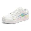 Unisex School Season Microfiber Board Sneakers Couple Casual Shoes Sizes 36-44 for Campus Walking Travel Streetwear and Daily Wear