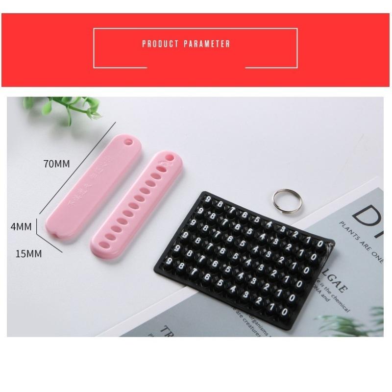 Moda bricolaj mașină motocicletă breloc chei lanț anti-pierdere număr de telefon