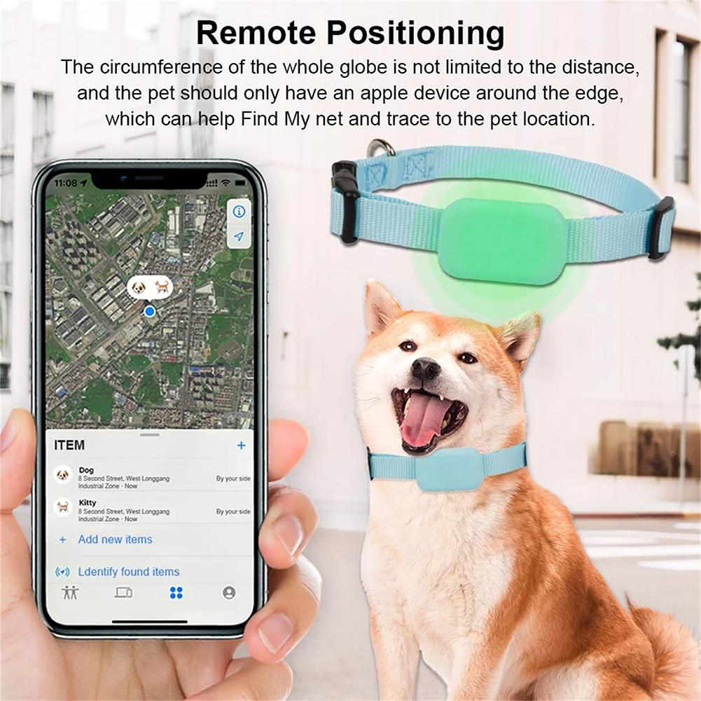 Waterproof Pet GPS Tracker Adjustable Collar Real-time Location Finder for Cats Dogs Smart Locator For iOS Android Multi-user