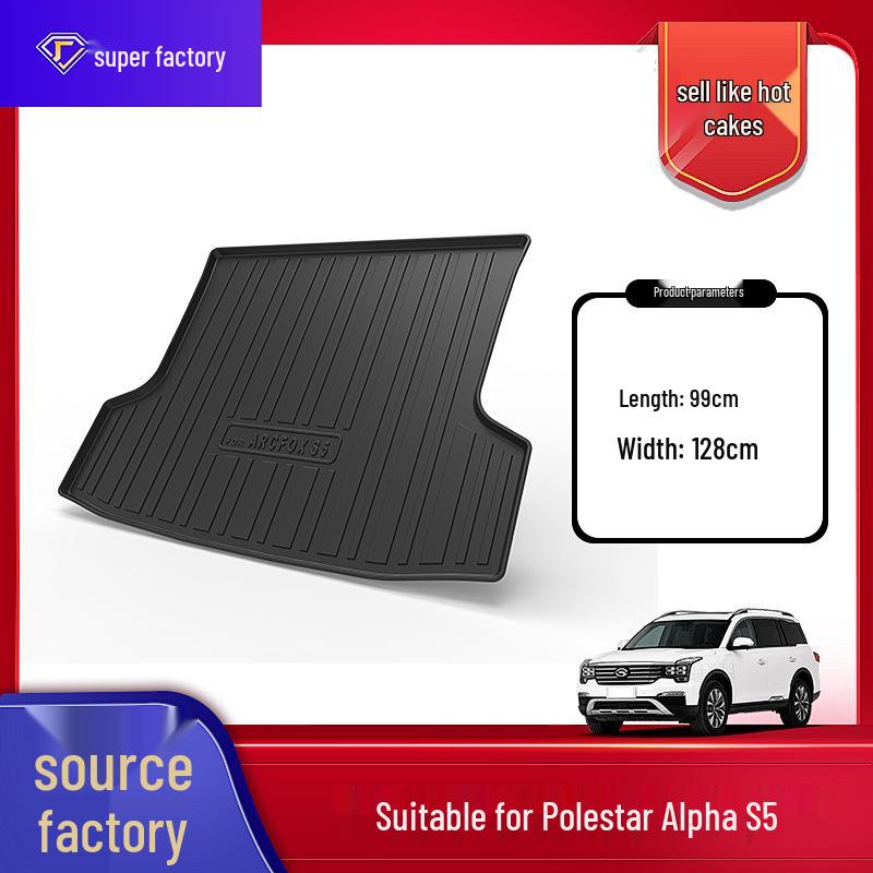 Environmentally Friendly Odorless TPE Trunk Mat for BAIC Arcfox Alpha T5/S5 TPE Material (Waterproof Bag Shipping)
