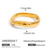 Zircon Ring, Titanium Steel Jewelry, Stainless Steel Small Sugar-shaped Zircon Ring