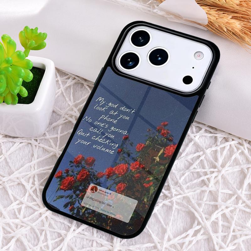 Aesthetics Songs Lyrics Aesthetic Phone Case for iPhone 17 Air 16 15 11 12 14 13 Pro Max Shockproof Cover