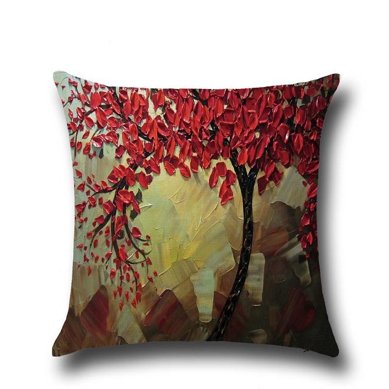Funda de Cojín Decorativa Moderna de Flor 3D Para Sofá de Sala de Estar Mesita de Noche Accesorio para el Hogar