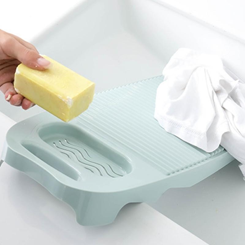 2PCS Extra Large Household Washboards Heavy Duty Plastic NonSlip Bottom Efficient Fabric Cleaning Laundry Washing Board