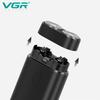 VGR 341 Mini Single Blade Cordless Beard Trimmer Razor Rechargeable Foil Electric Face Body Shaver for Men Home Shaving Razor Waterproof Long-lasting