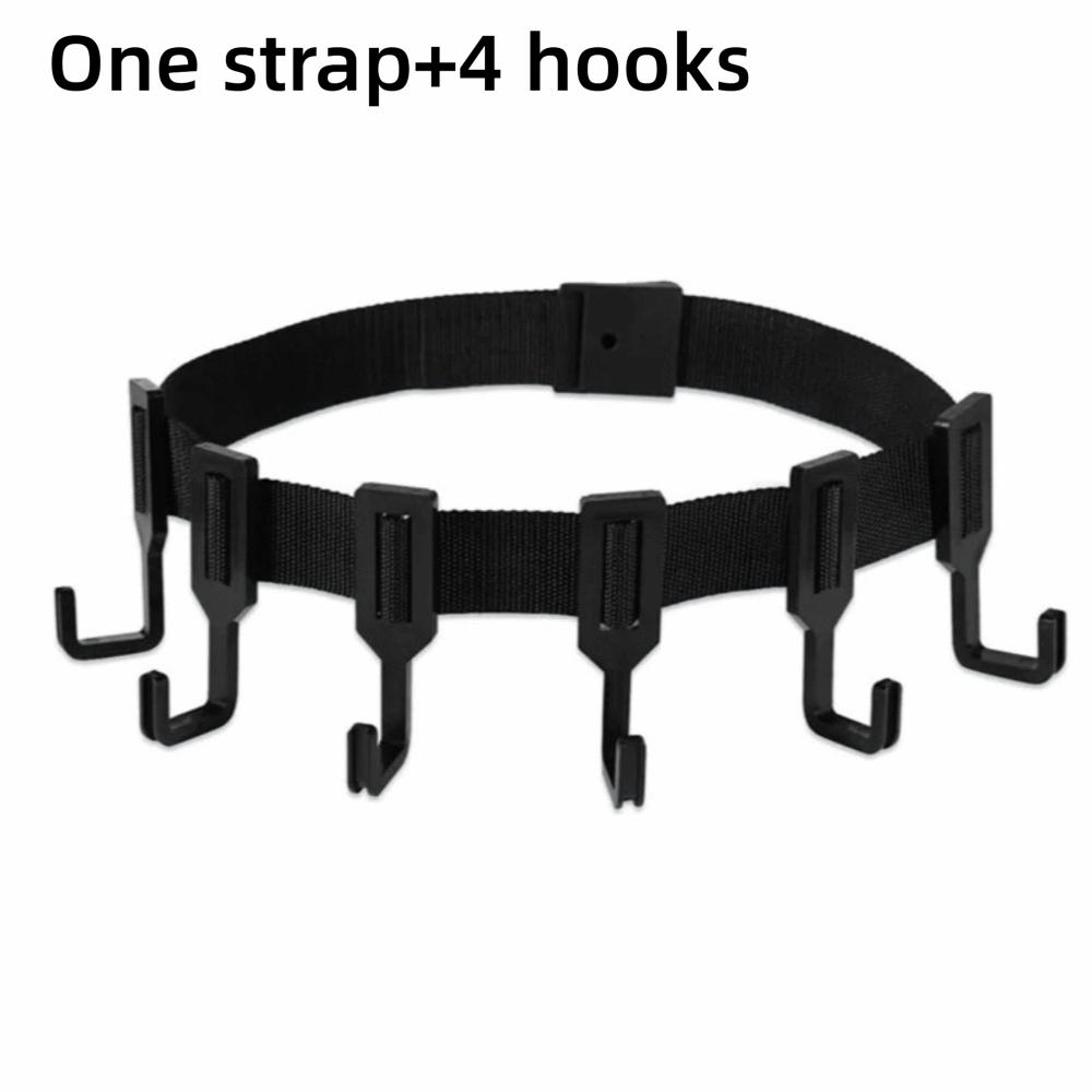 Woven Webbing Gear Hanging Hook Multi-Hooks Hunting Gear Hanger  Outdoor Gear Storage