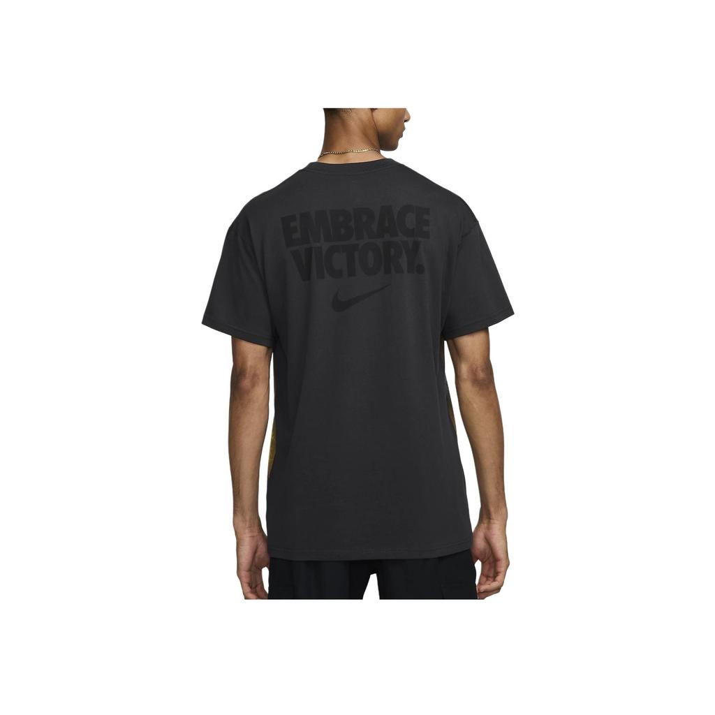 Nike Camiseta de Algodão Casual Solta de Manga Curta Max 90 Sportswear Masculina Tops Preto Escuro Preto HQ2579-045