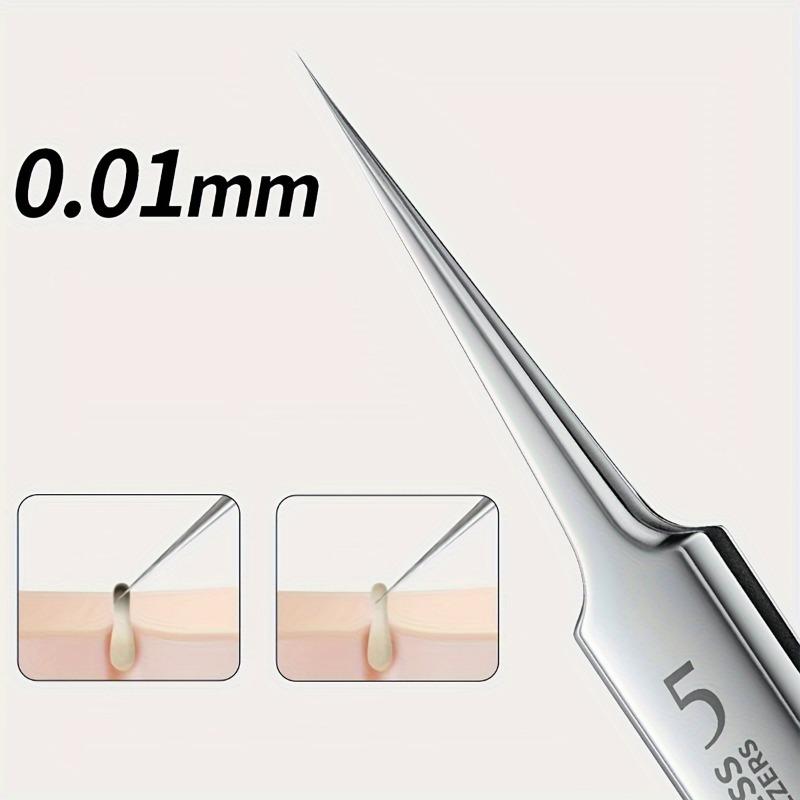 Ultra-fine Cell Pimples Blackhead Clip Tweezers Beauty Salon Remover Acne Needle Blackhead Deep Cleaner Clip Face Skin Care Tool