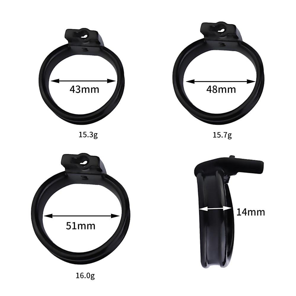 Male Sex Toys Gay Bird Cage Resin Chastity Device Round Hole Hollow Design 304 Stainless Steel Chastity Lock