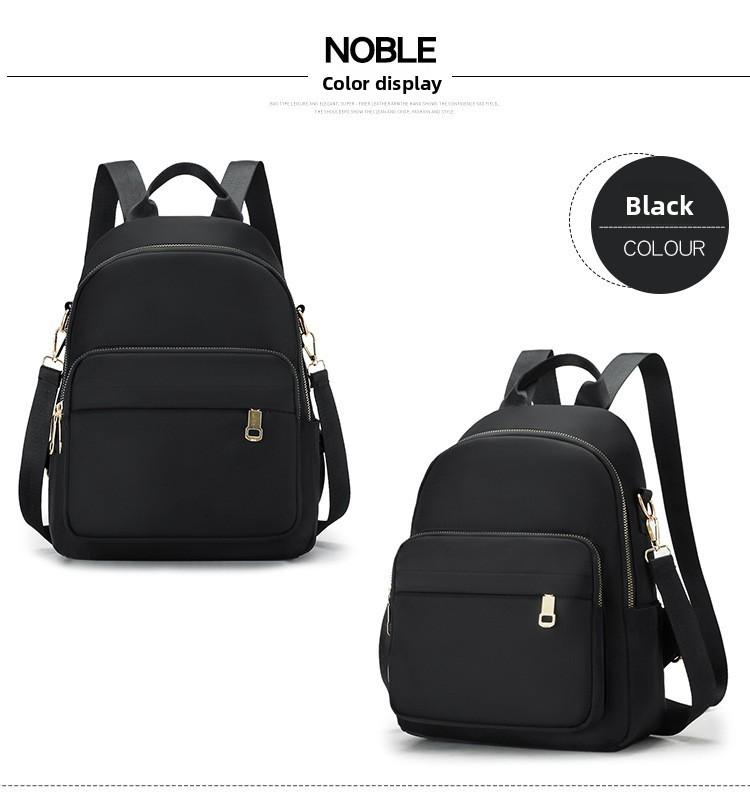 Street Style Minimalist Ladies Backpack With Soft Oxford Fabric For Shopping And Travel