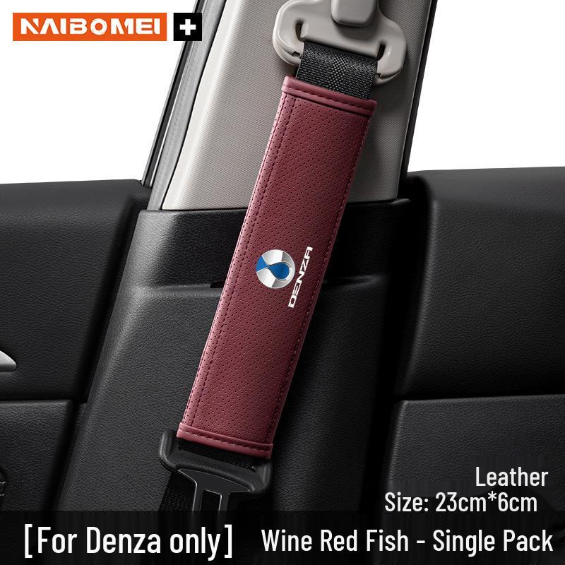Denza X N7 N8 D9 DMi Car Seat Belt Shoulder Pad Protector - Interior Accessory.