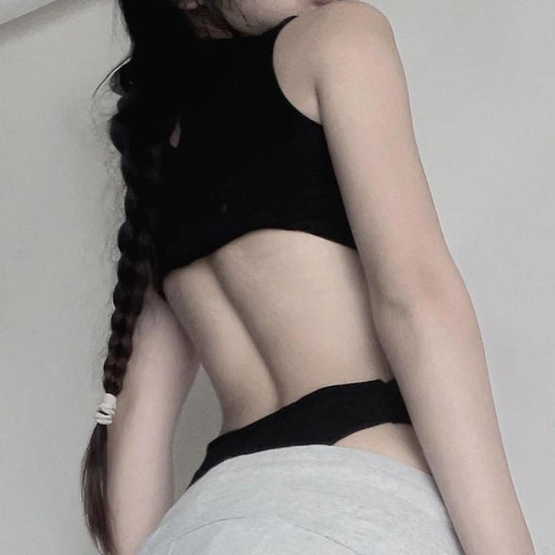 Gothic Techwear Sexy Hollow Out Sleeveless Tank Tops Bodysuit For Women Streetwear Style Backless Playsuit Vest For Women