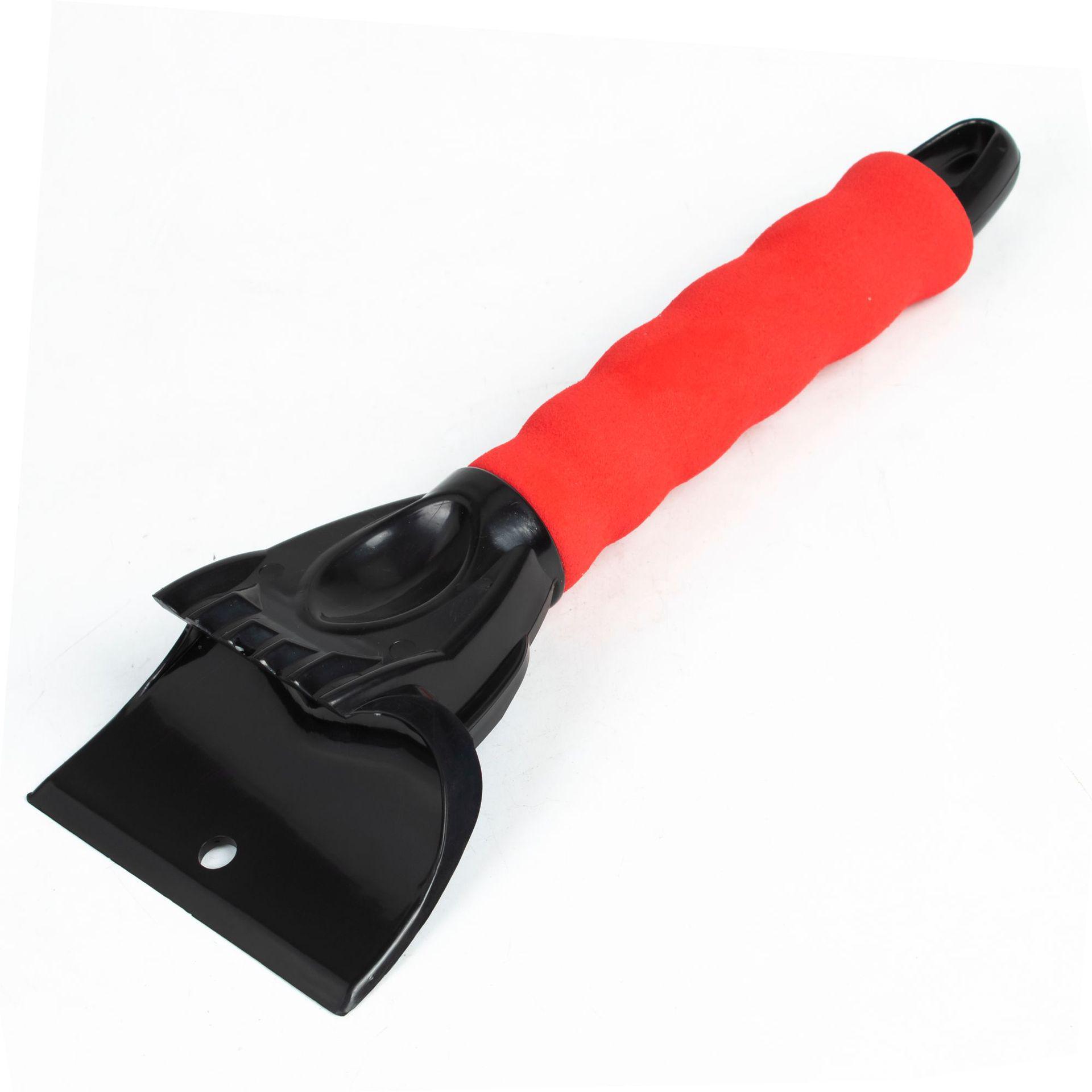 Stainless Steel 3-in-1 Car Snow Shovel with Detachable Ice Scraper and Retractable Brush