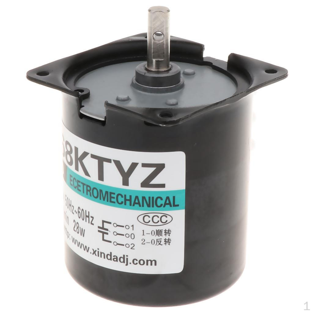 220V 28W Reversible Motor CW/CCW Large Permanent Magnet Electric Synchronous