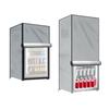 Universal Outdoor Refrigerator Cover Dustproof Freezer Covers for Protecting Upright Freezers/Beverage Refrigerator