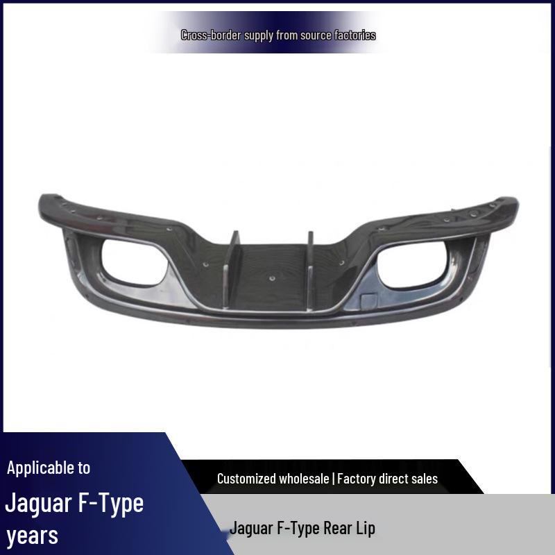Jaguar F-Type Carbon Fiber Rear Spoiler & Diffuser Set Carbon Fiber углеродного волокна черного