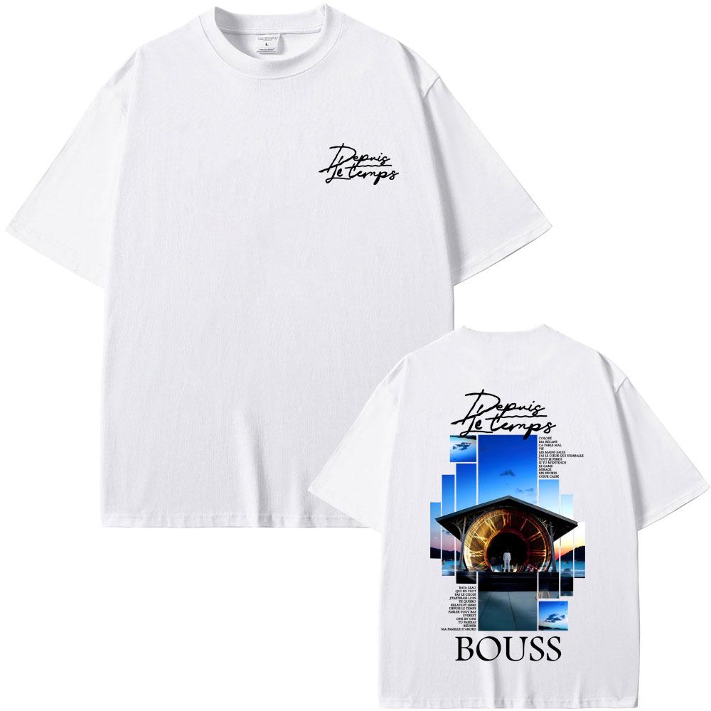 Rapper Bouss Et Si Jechoue Album Grafik T-Shirt Herren Damen Hip Hop Mode Popmusik T-Shirt Männlich Lässig Baumwolle Vintage T-Shirts