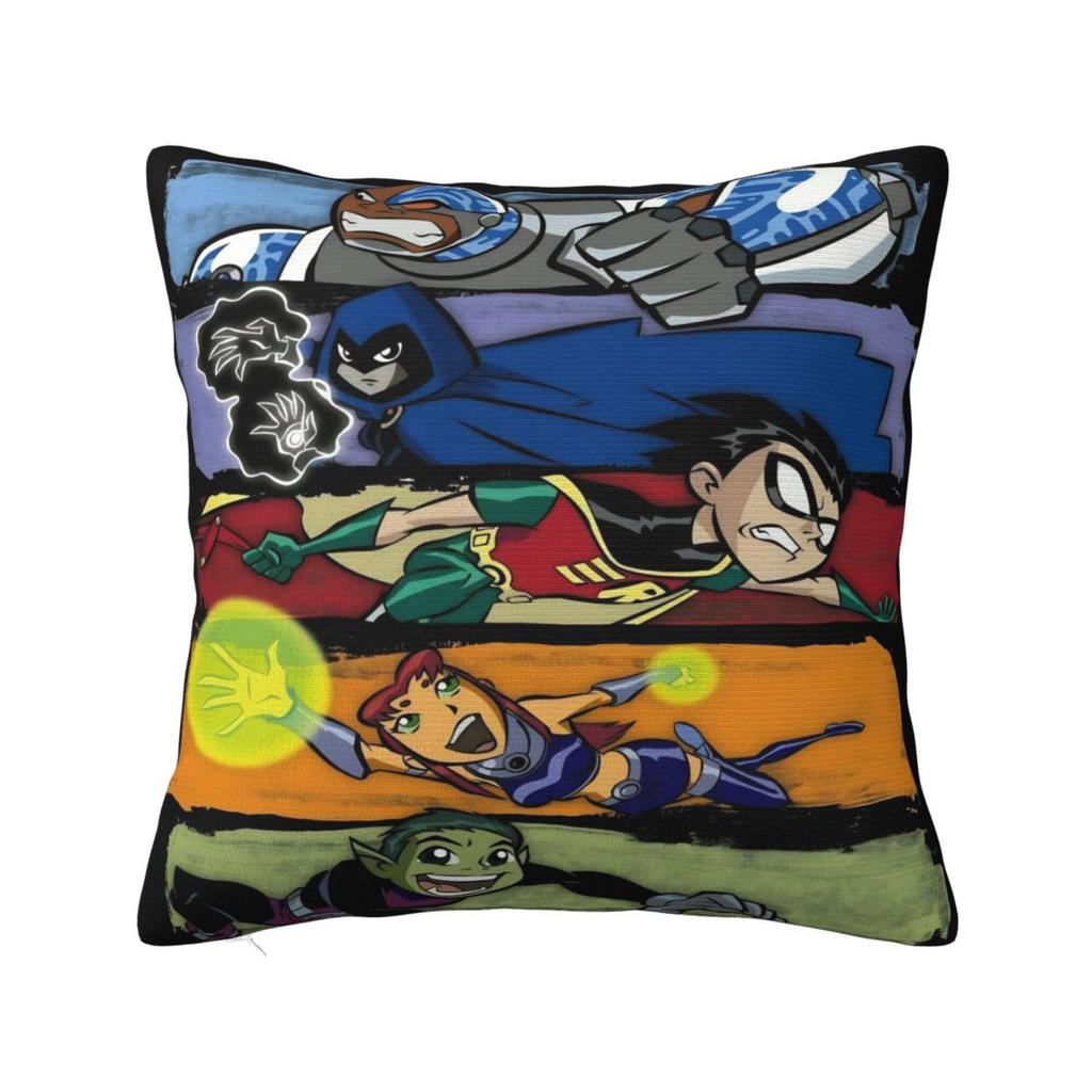 Pillow Cover Cartoon Go Custom DIY Cushion Cover T-Teen Fashion Pillow Case For Office Car Home Decorative Pillowcases
