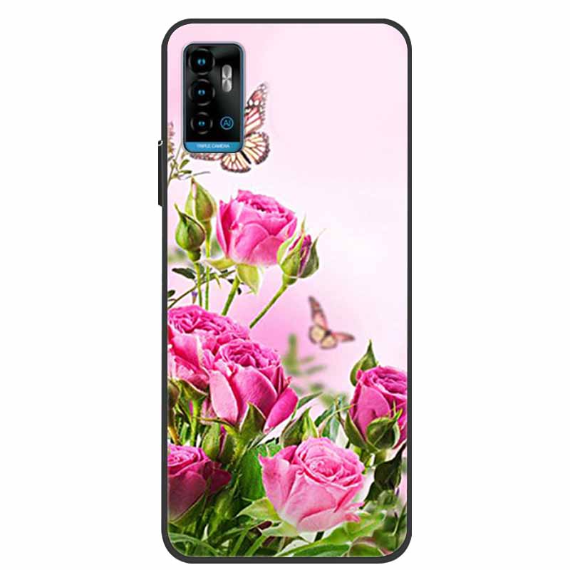For ZTE Blade A71 Case Shockproof Soft silicone TPU Back Cover For ZTE BladeA71 Phone Cases for ZTE Blade A 71 2021 Cute Cartoon
