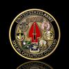 Amerikanskt utmaningsmynt, 101:a luftburna anfallsdivisionen, Minnesmärke, Märke, Medalj, Mynt, Hantverk, Julklapp, Julklappsstoppare
