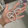 Phone Charms Heart Phone Chains Bag Pendant Pearl Bow Phone Charms Pendant  Bag Ornaments