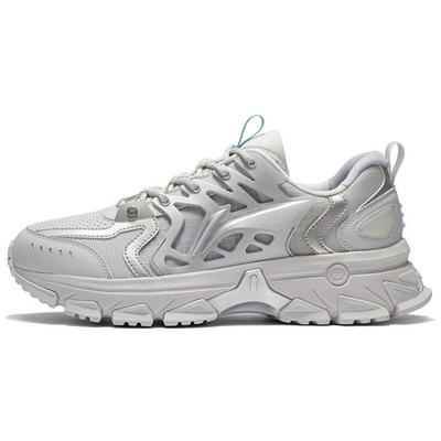 Li Ning Ling Feng Trend Rebound Cushioning Low Top Running Shoes Men Sneaker Gray ARLS001-2