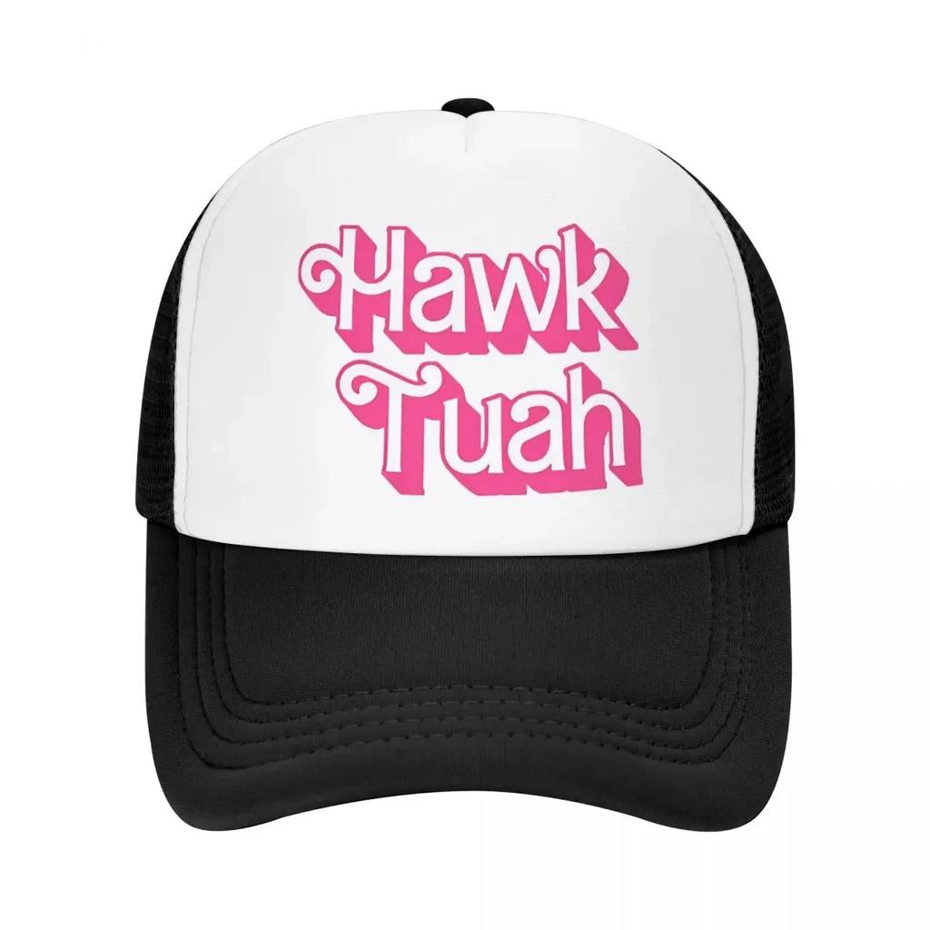 Unisex Hawk Tuah Tawk Tuah Talk Funny Meme Trucker Hat Mesh Baseball Caps Snapback Caps Dad Hat Adjustable Golf Hats Summer