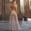 2025 Summer New Women's Clothing New V-neck Sleeveless Suspender Dress Long Dress