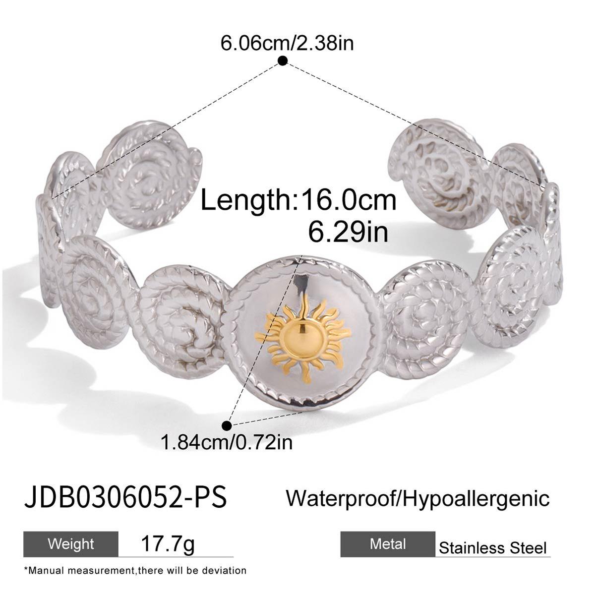 

Браслет из нержавеющей стали с цветовой гаммой «Солнечное открытие», женский, не тускнеющий, из титановой стали, ювелирное изделие высокого класса, легкий роскошный браслет