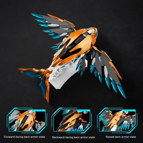 HiPlay Ink Mountain and Sea: Mountain and Sea Jing Divine Beast Series, Nine Heavenly Kunpeng MAS-01 Transformable Plastic Assembly Kit, Pre-Colored P