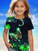 Children's Clothing Girl Clothes Summer Short Sleeve Kawaii Butterfly Printed T-Shirt for Girls Fashion O-Neck 2025 Kids Clothes