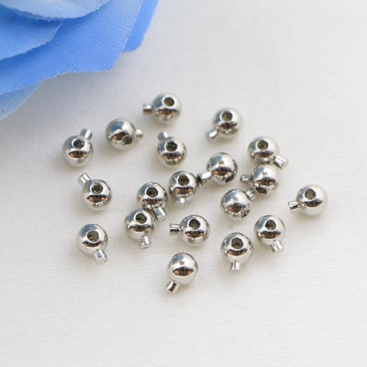10PCS Metal Spacer Beads Charm Loose Beads Bracelets Jewelry Making Supplies Alloy Texture Necklace Beads for Jewelry
