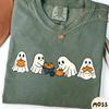 Fall Pumpkin Picking Crew Ghost T-Shirt,Pumpkin Patch Crew Shirt For Men Women,Thanksgiving Fall Harvest Tee,Autumn Pumpkin Patch Outfit