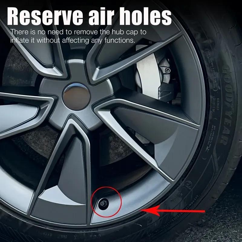 4PCS Hub Cap Car For Tesla Model Y Juniper 19 Inch Wheel Cap Replacement Automobile Wheel Hubcap Full Rim Cover Accessories 2026