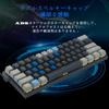 Mechanical Keyboard 61 Keys Gaming Keyboard with Blue Axis Yellow LED Backlight Small Compact Keyboard USB Wired English Layout Compatible with Gaming