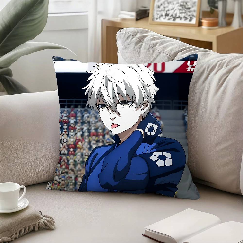Anime S-Seishiro Nagi-s Throw Pillow Covers Pattern Cushion Cover Suitable For Sofa Bedroom Car Pillow Cover