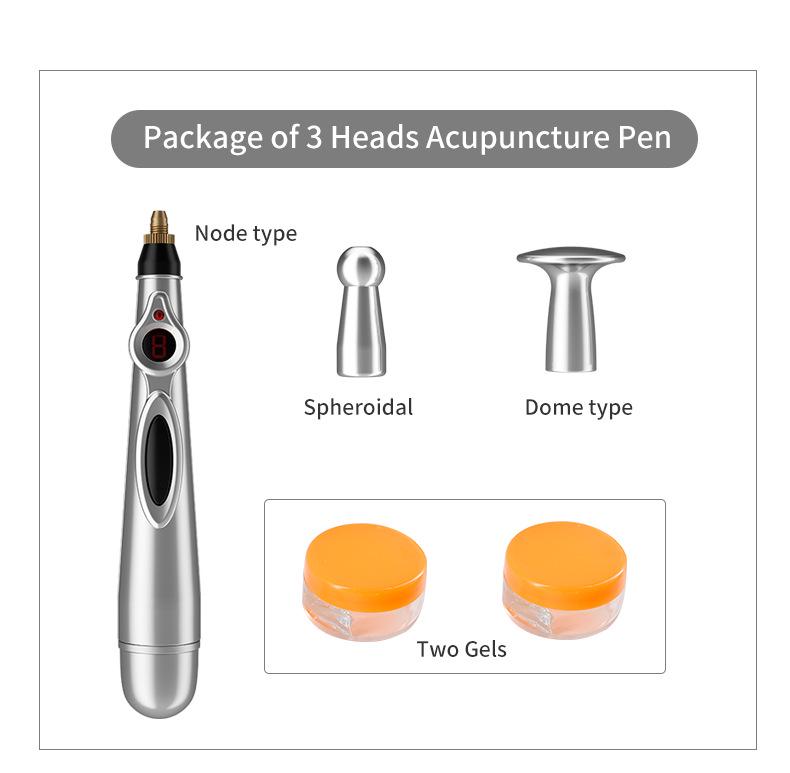 Acupuncture Meridian Energy Pen: Automatic Point Finder & Electronic Pulse Massager for Acupressure and Health Care.
