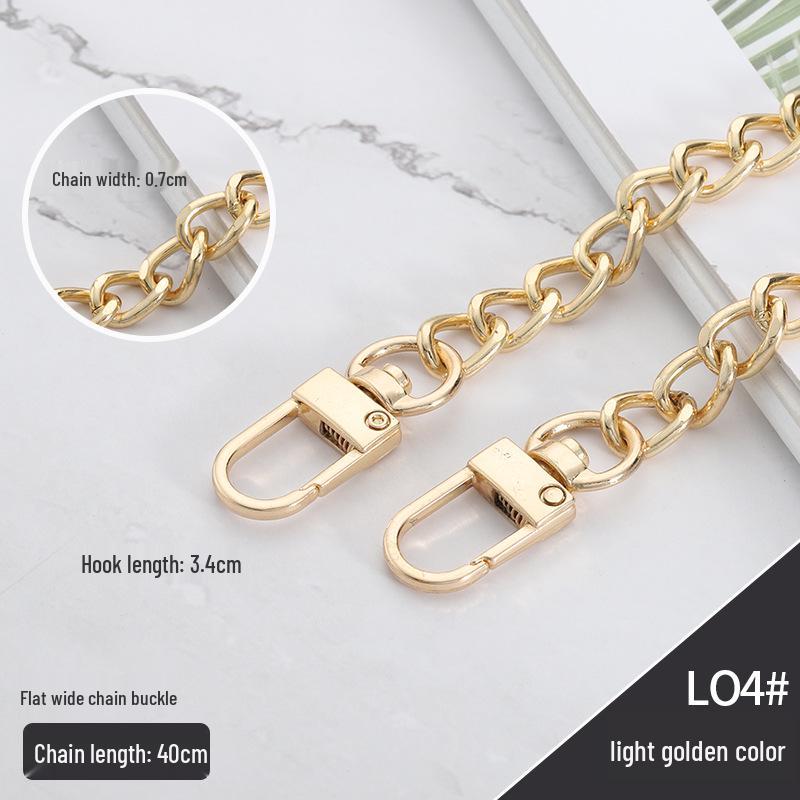 

Металлические цепочки для сумок премиум-класса в разных стилях - Продаются отдельно 120CM