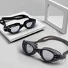Adult Swimming Goggles for Men Women Waterproof Anti-Fog HD Flat Mirror Swim Eyewear Adjustable Silicone Swimming Diving Glasses