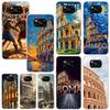 Roman Colosseum Phone Case For Xiaomi Poco X7 X6 X5 M7 M8 Pro F7 Ultra Redmi 15C 15 13C 13 12C 12 10 10C 10A Art Fundas Poco X7