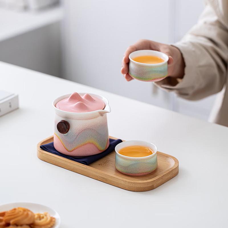 Cha Xun Portable Ceramic Quick Tea Set